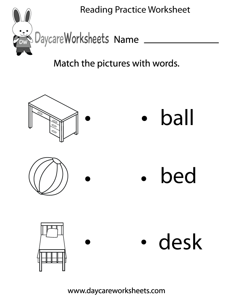 Reading Free Printable Worksheets For Kindergarten Reading Free Printable Worksheets For Kindergarten
