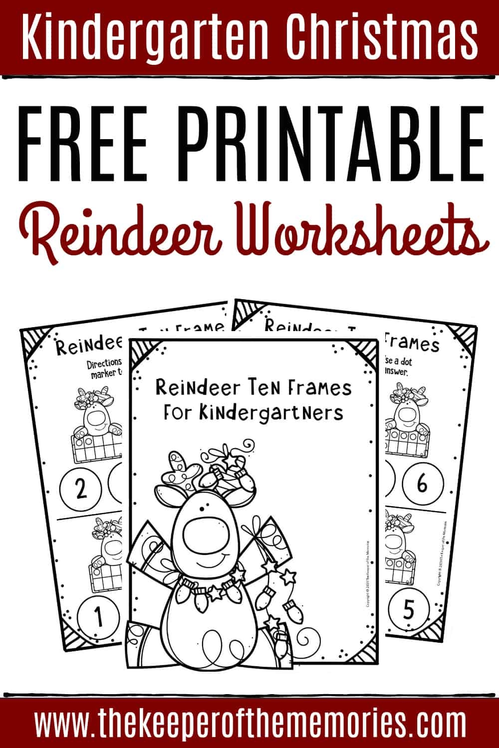 Free Christmas Kindergarten Worksheets