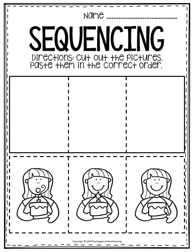 Free Printable Sequence Of Events Worksheets Sequencing Worksheets Library