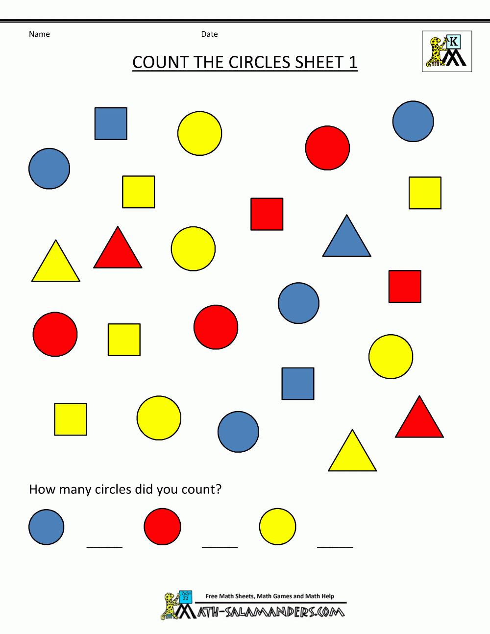 Free Shape Worksheets Kindergarten Free Shape Worksheets Kindergarten