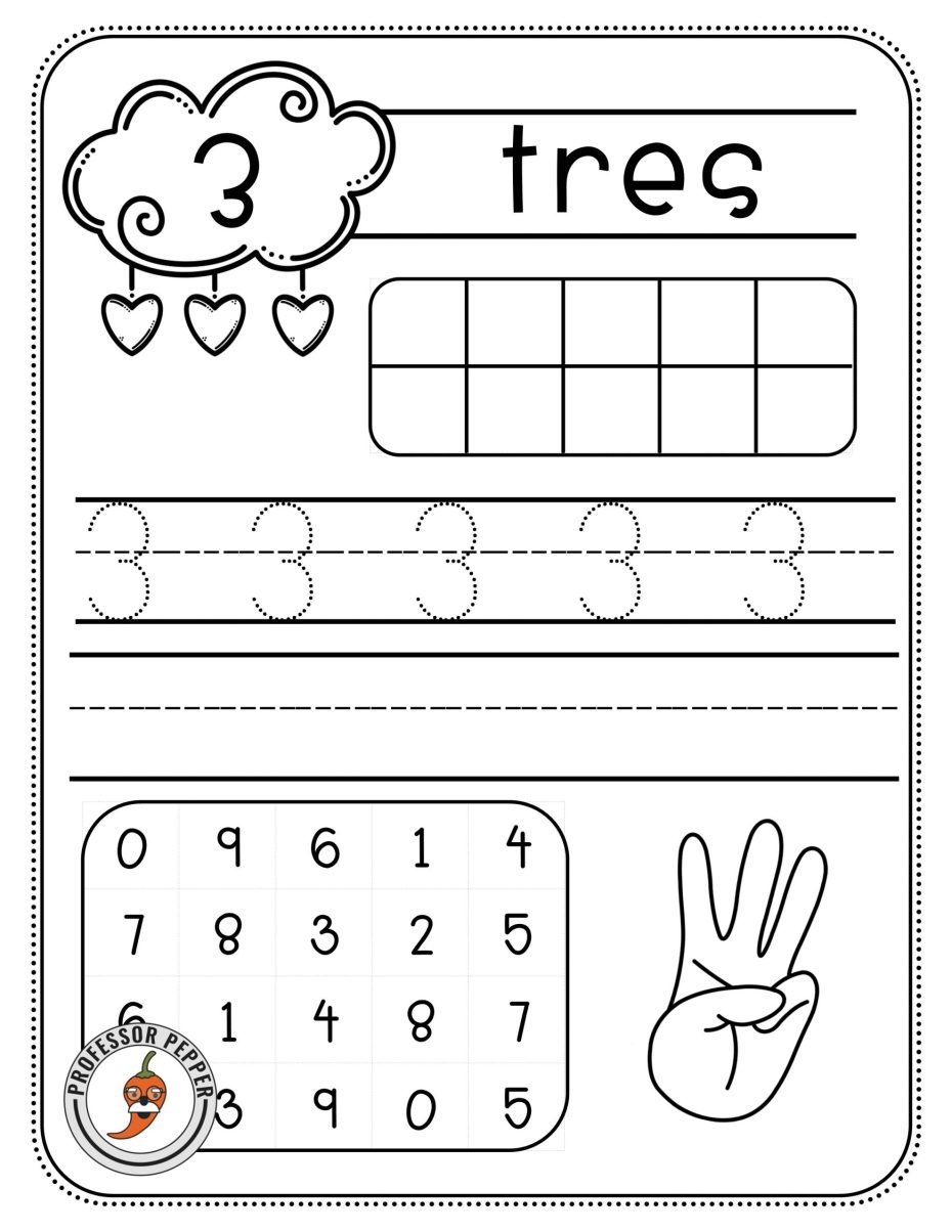 Free Spanish Worksheets For Kindergarten