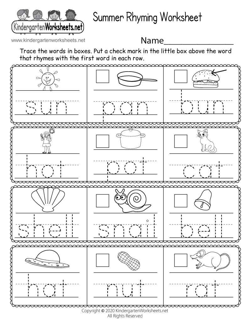 Free Download Kindergarten Worksheets Pdf