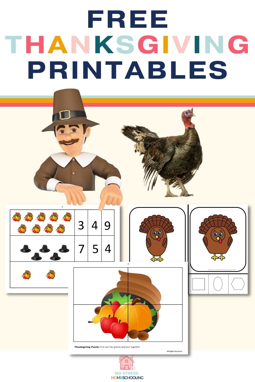 Thanksgiving Kindergarten Worksheets Free Printable