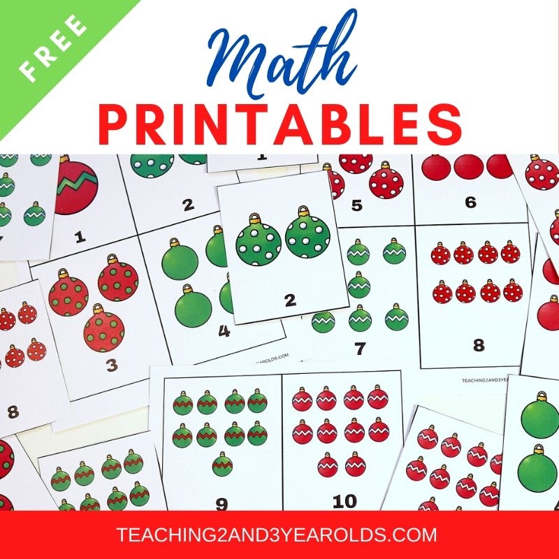 Free Toddler And Preschool Math Printables Free Toddler And Preschool Math Printables