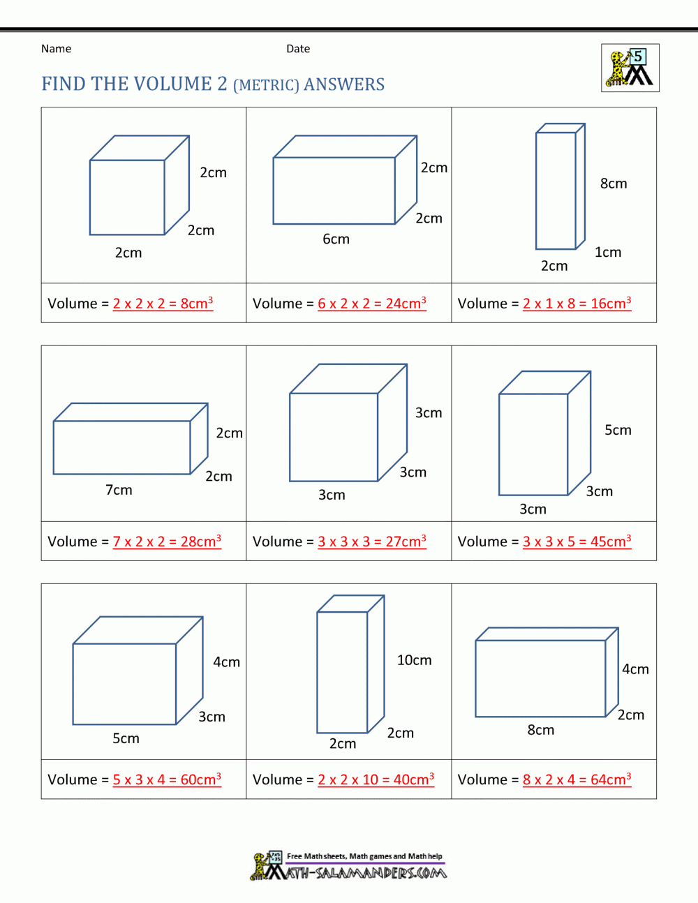Free Volumes Worksheet Download Free Volumes Worksheet Png Images Free Worksheets On Clipart Library