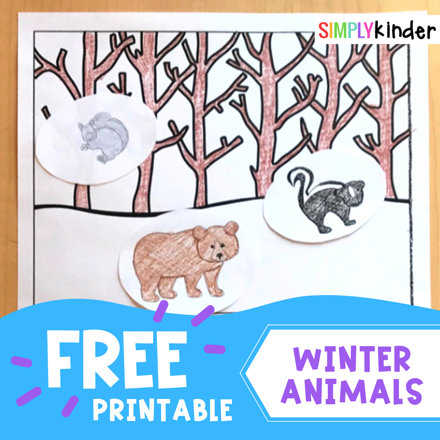 Kindergarten Winter Worksheets Printable
