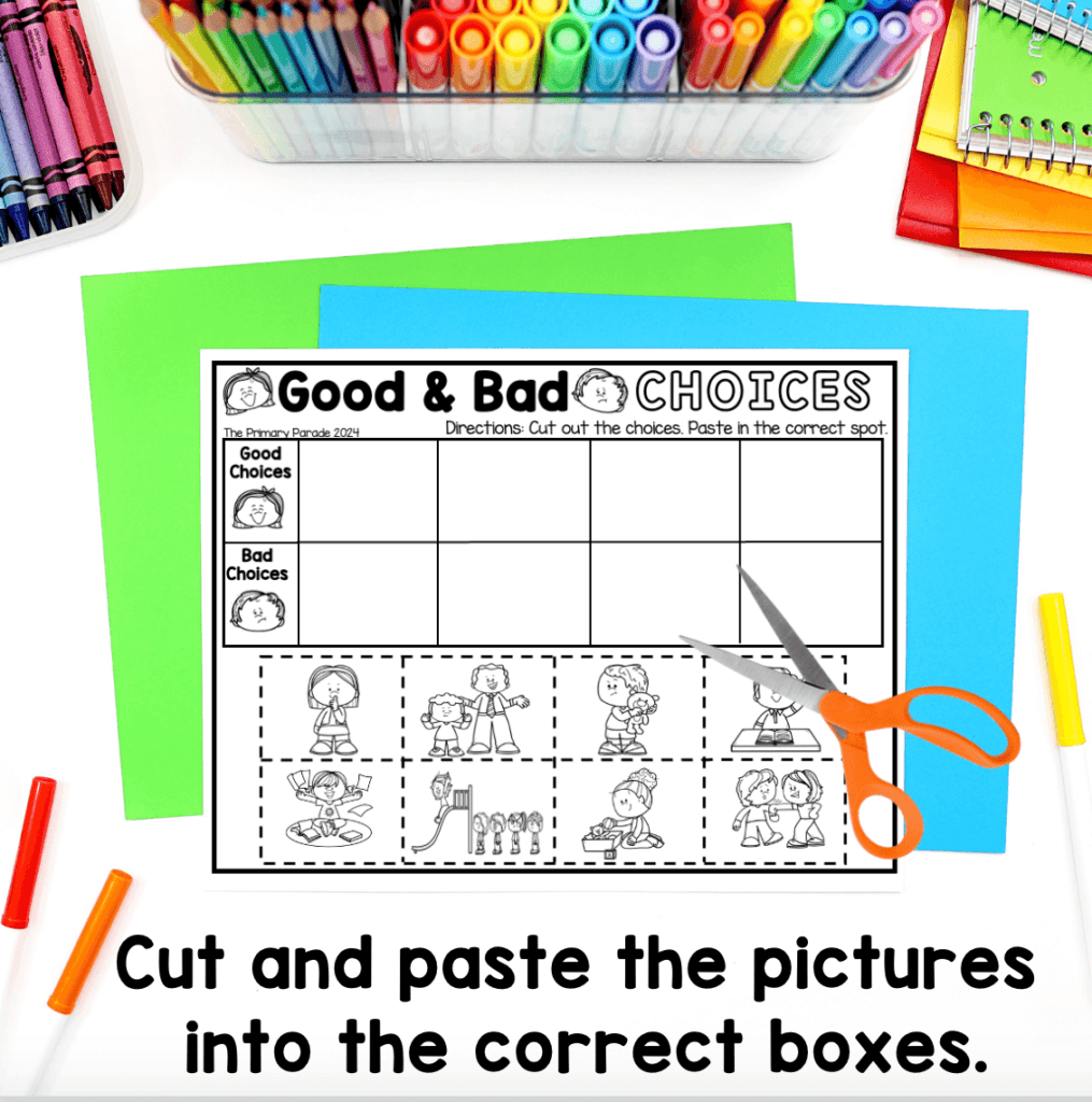 Free Printable Sel Worksheets For Kindergarten