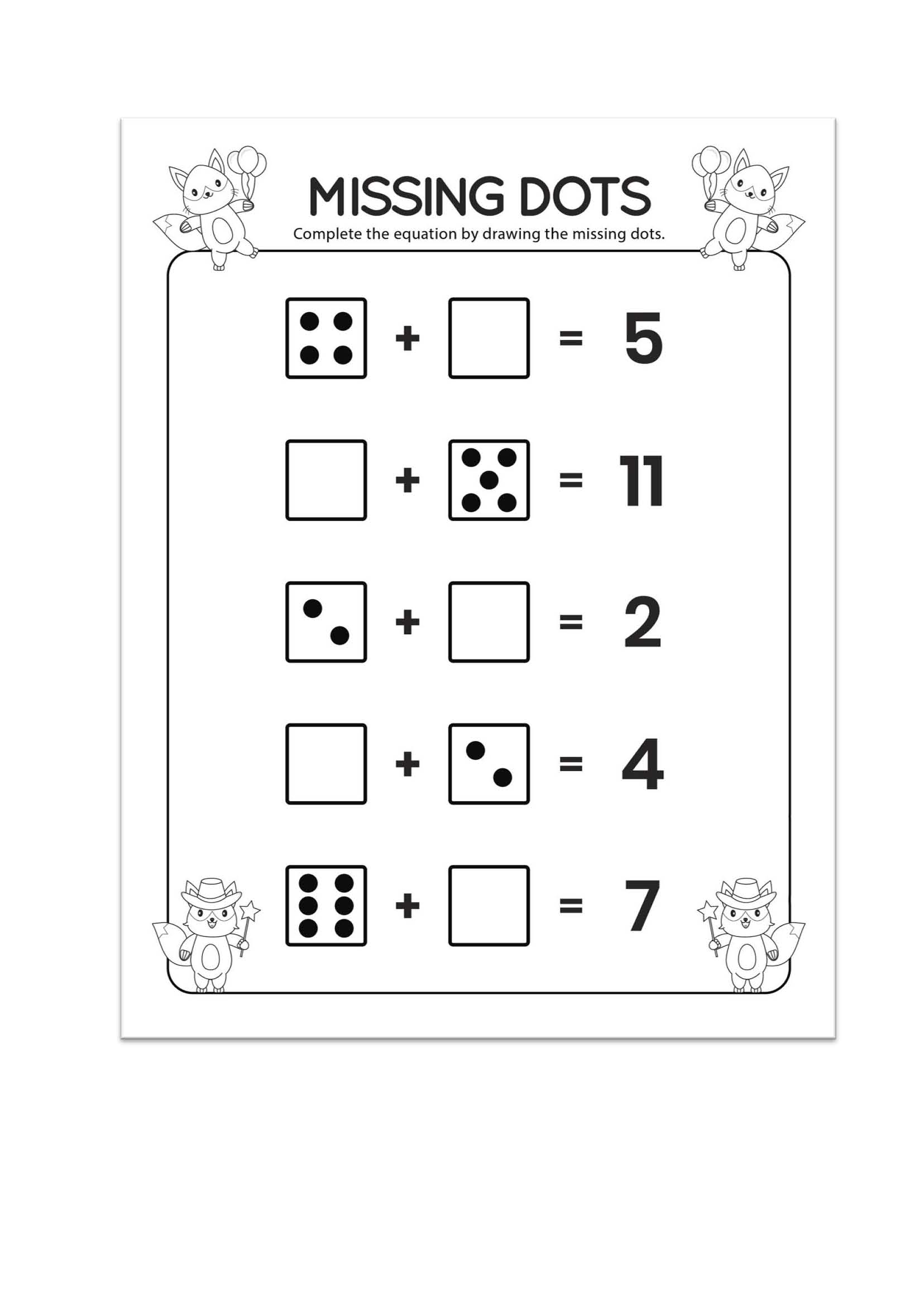Funny Math With Dice Activity Book For Kids Math Skills Preschoolers