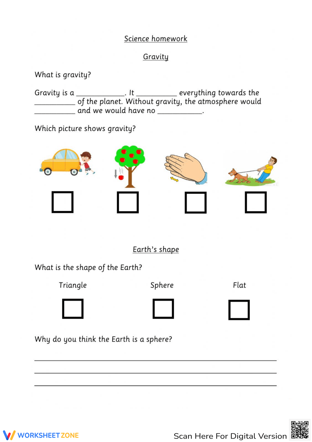 Free Gravity Worksheets For Kindergarten Free Gravity Worksheets For Kindergarten
