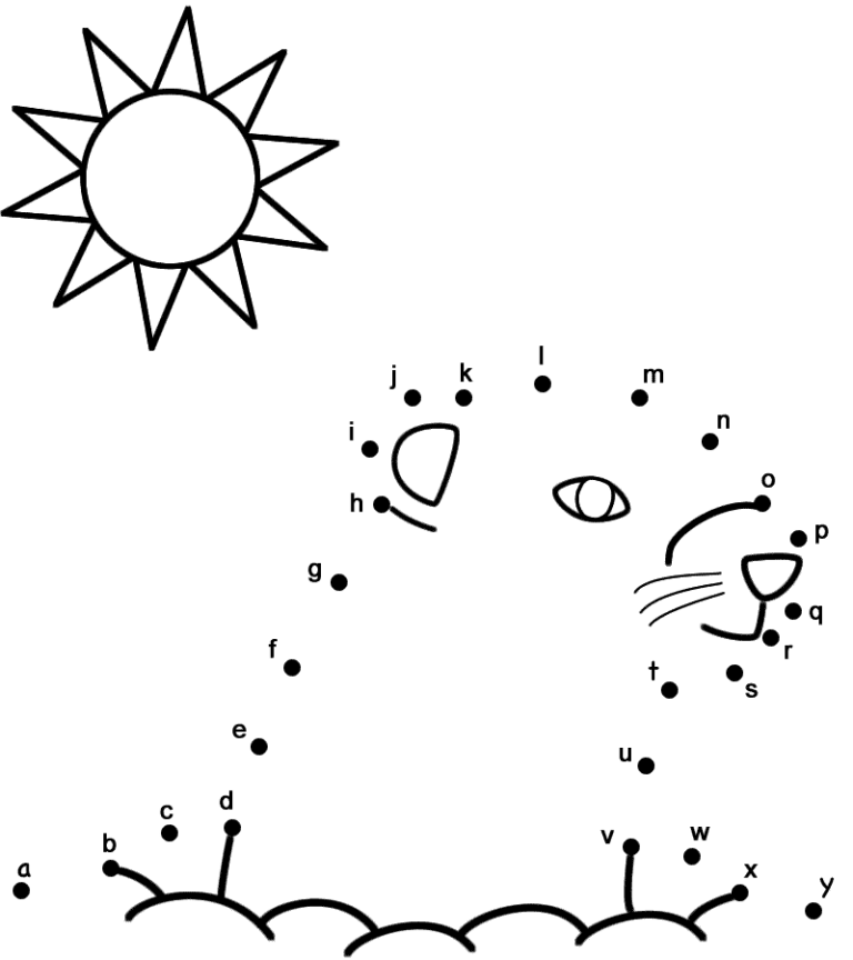 Groundhog Connect The Dots By Lowercase Letters Groundhog Day Worksheets Library