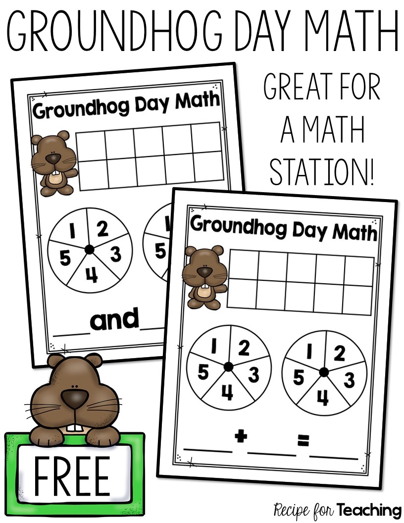 Groundhog Day Math Recipe For Teaching Worksheets Library Groundhog Day Math Recipe For Teaching Worksheets Library