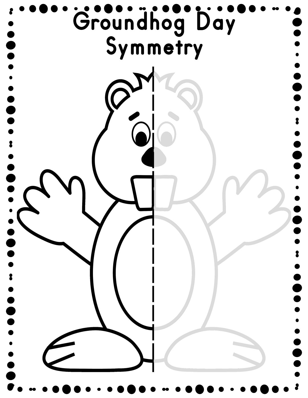 Groundhog Day Worksheets Best Coloring Pages For Kids Worksheets Library