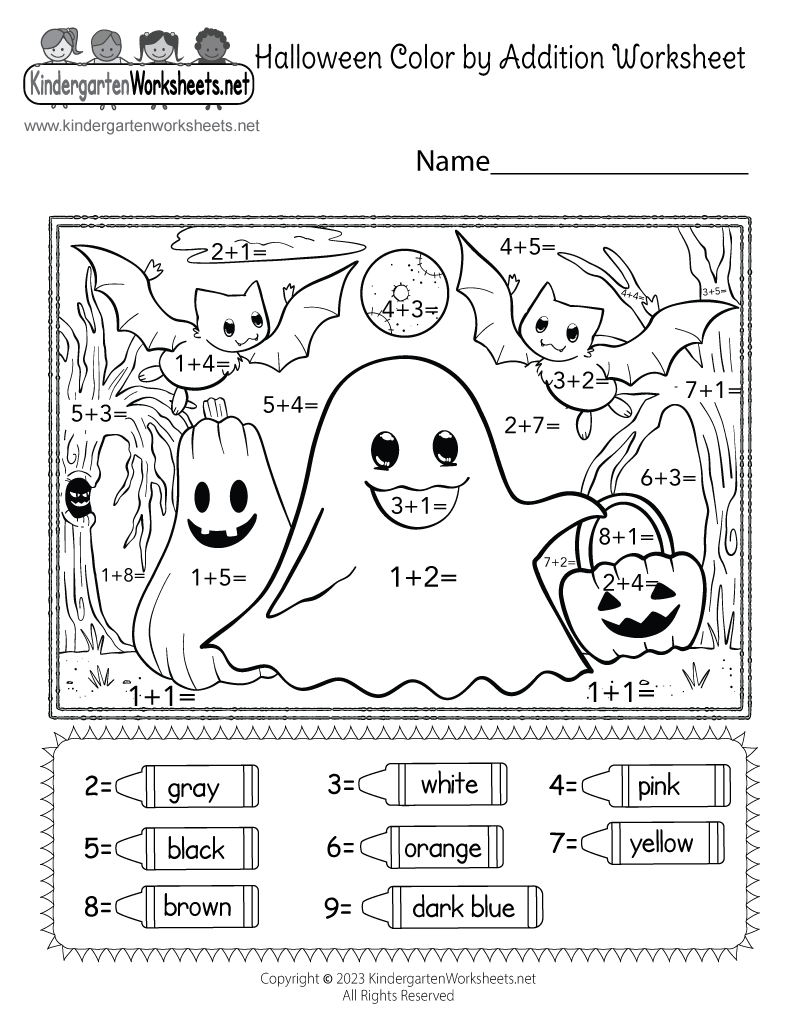 Halloween Color By Addition Worksheet Free Printable Digital U0026 PDF Halloween Color By Addition Worksheet Free Printable Digital U0026 PDF