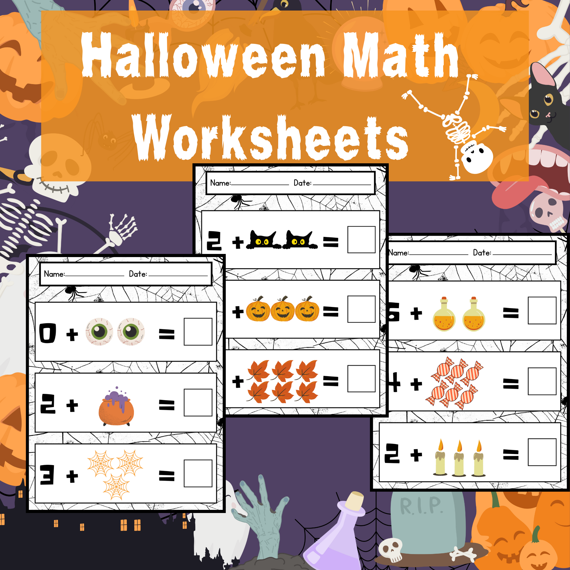 Halloween Math Worksheets For Kindergarten Halloween Activities Halloween Math Worksheets For Kindergarten Halloween Activities