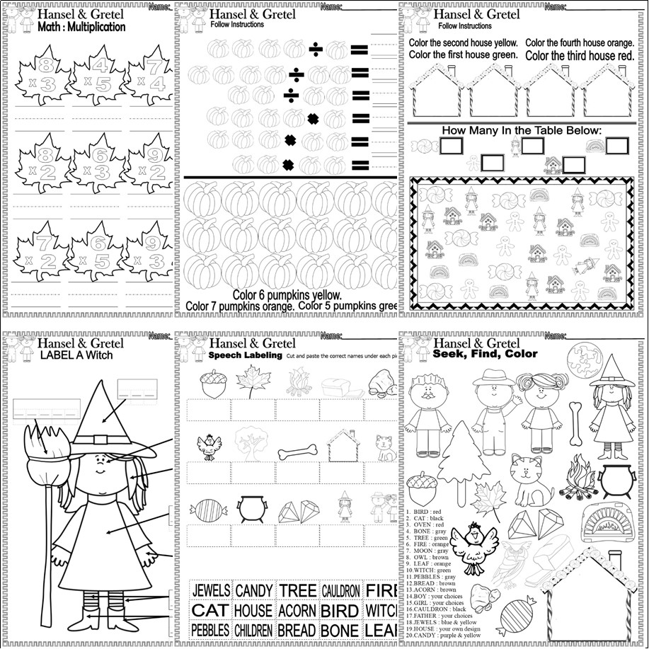 Hansel U0026 Gretel Read Aloud Book Study Companion Reading 