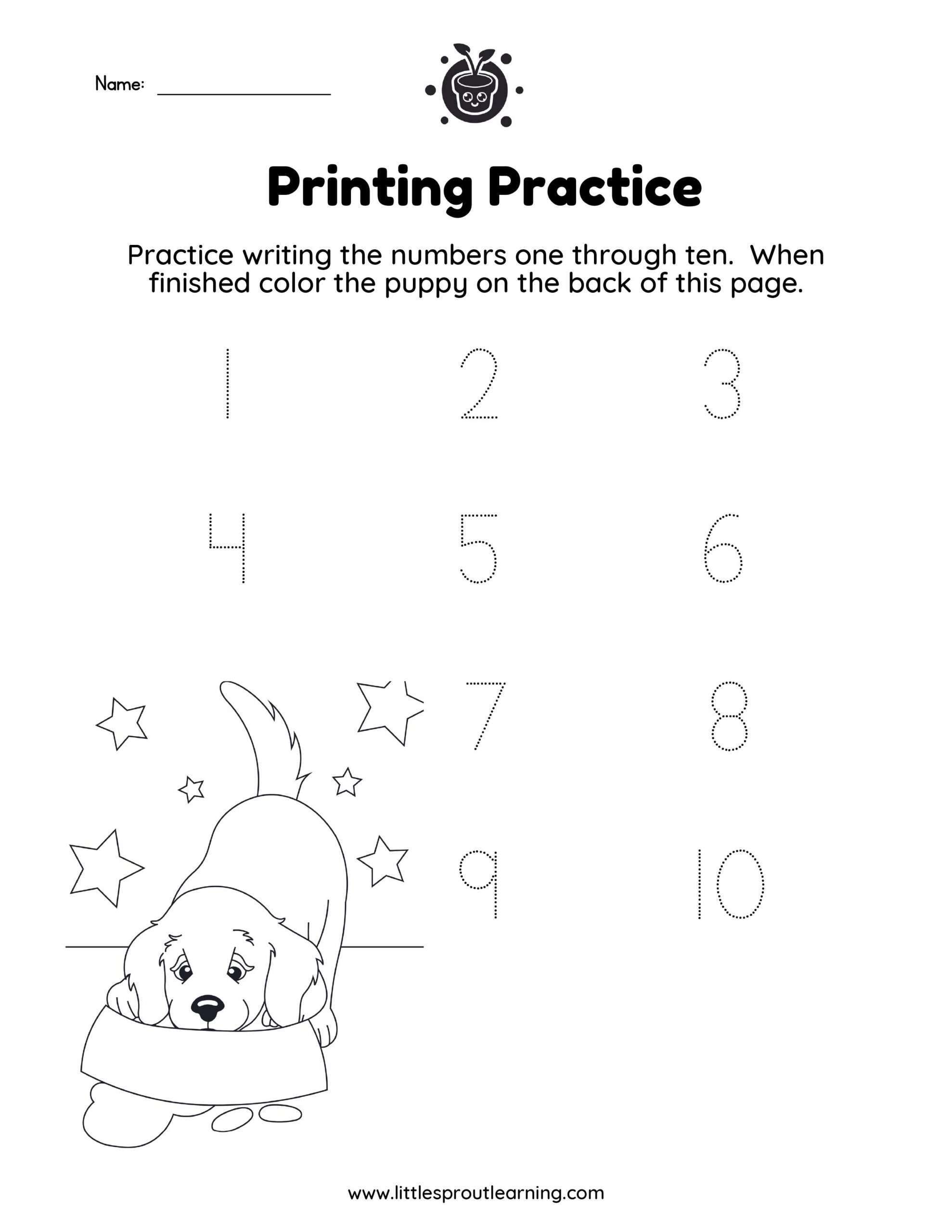 High Quality Math Worksheets Little Sprout Art Learning Lab