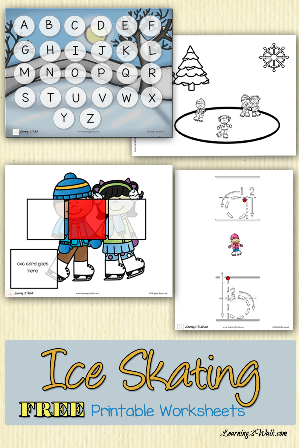 Ice Skating Free Printable Worksheets No Stress Homeschooling