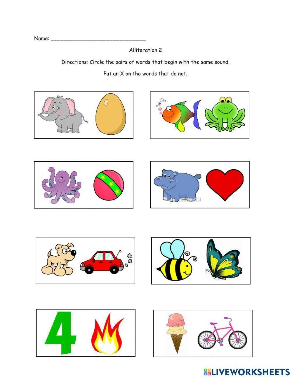 Insect Alliteration Activity Sheet teacher Made Twinkl Worksheets Library