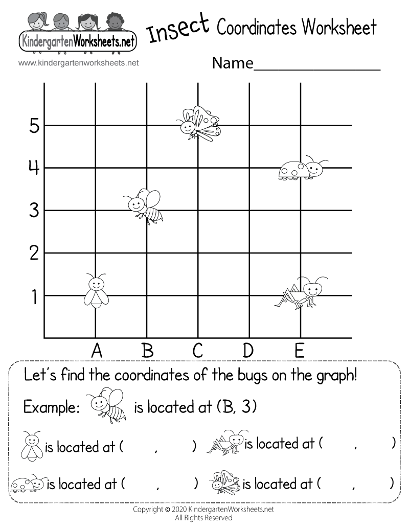 Insect Coordinates Worksheet Free Printable Digital U0026 PDF Insect Coordinates Worksheet Free Printable Digital U0026 PDF