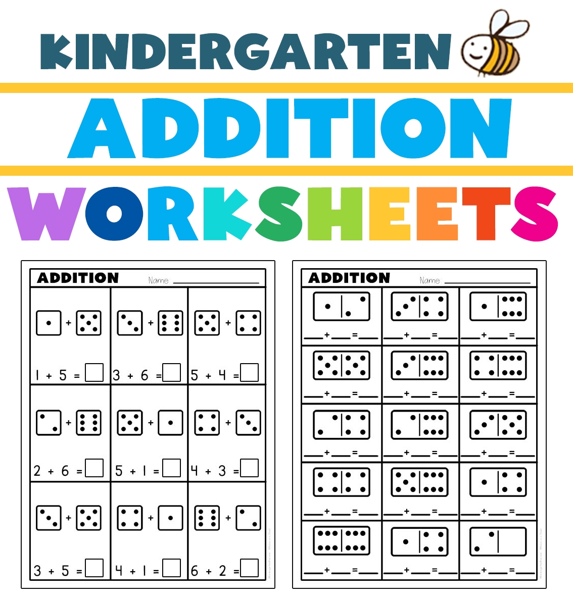 Kindergarten Addition Worksheets Kindergarten Mom Kindergarten Addition Worksheets Kindergarten Mom