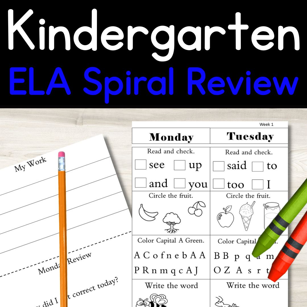 Kindergarten Language Arts Morning Work Bundle Made By Teachers