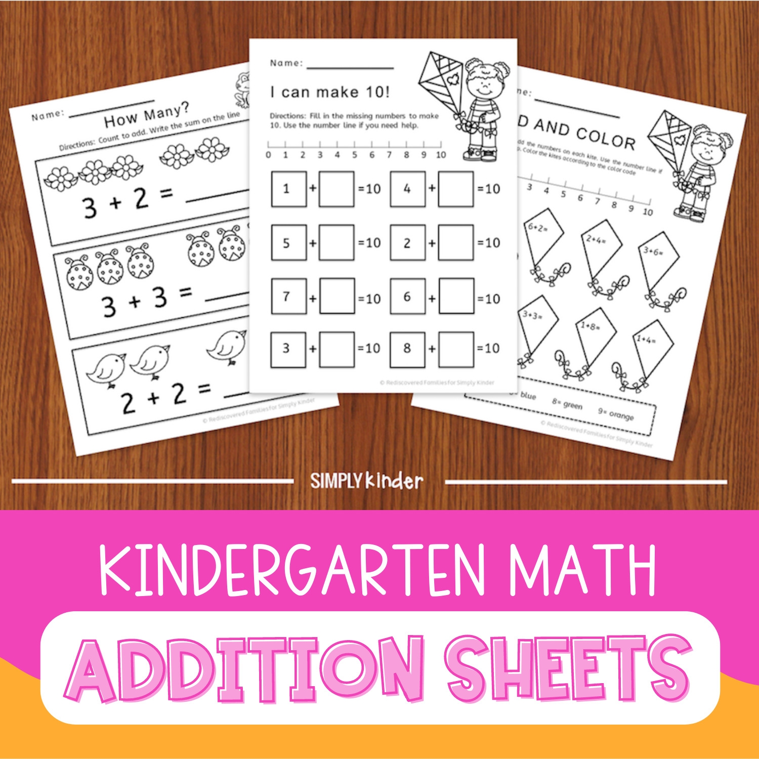 Kindergarten Math Activity Fun With Addition Worksheets Simply Kindergarten Math Activity Fun With Addition Worksheets Simply