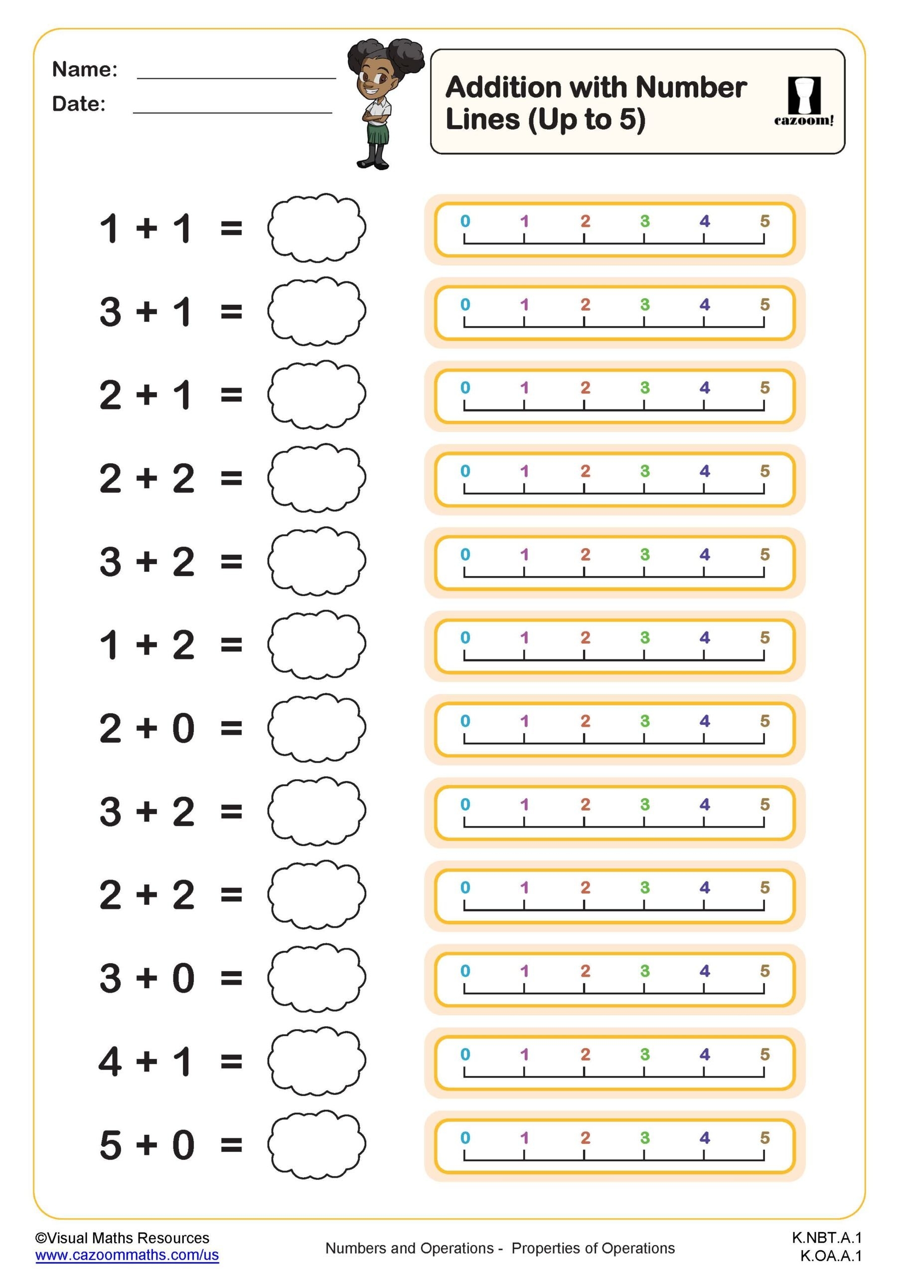 Worksheets For Kindergarten Math Pdf