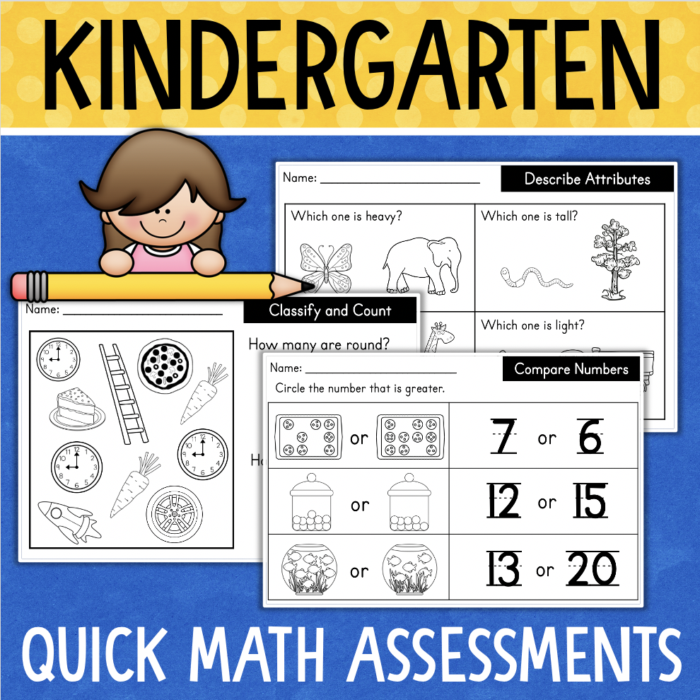 Kindergarten MATH Worksheets Practice Assessment Homework Made By Teachers