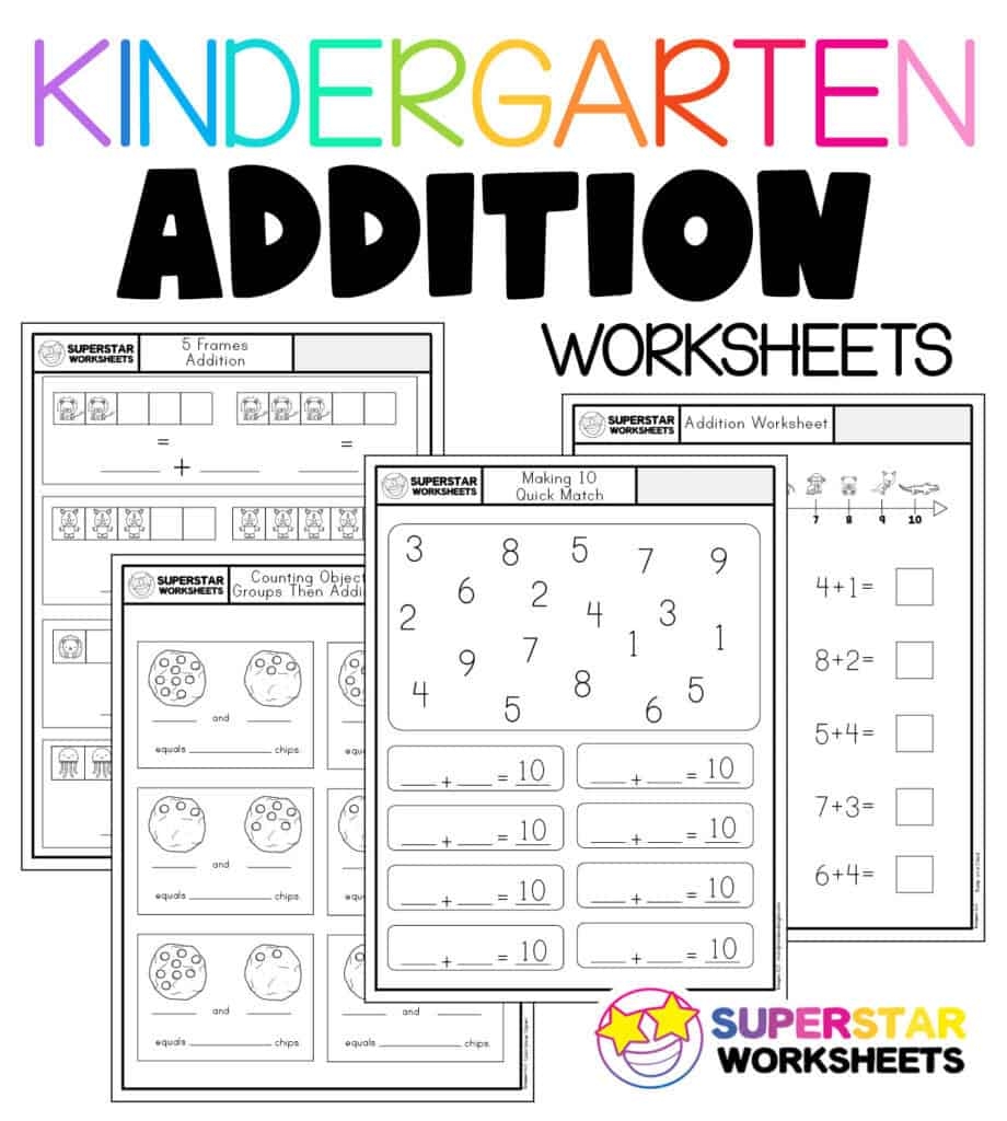 Kindergarten Math Worksheets Superstar Worksheets