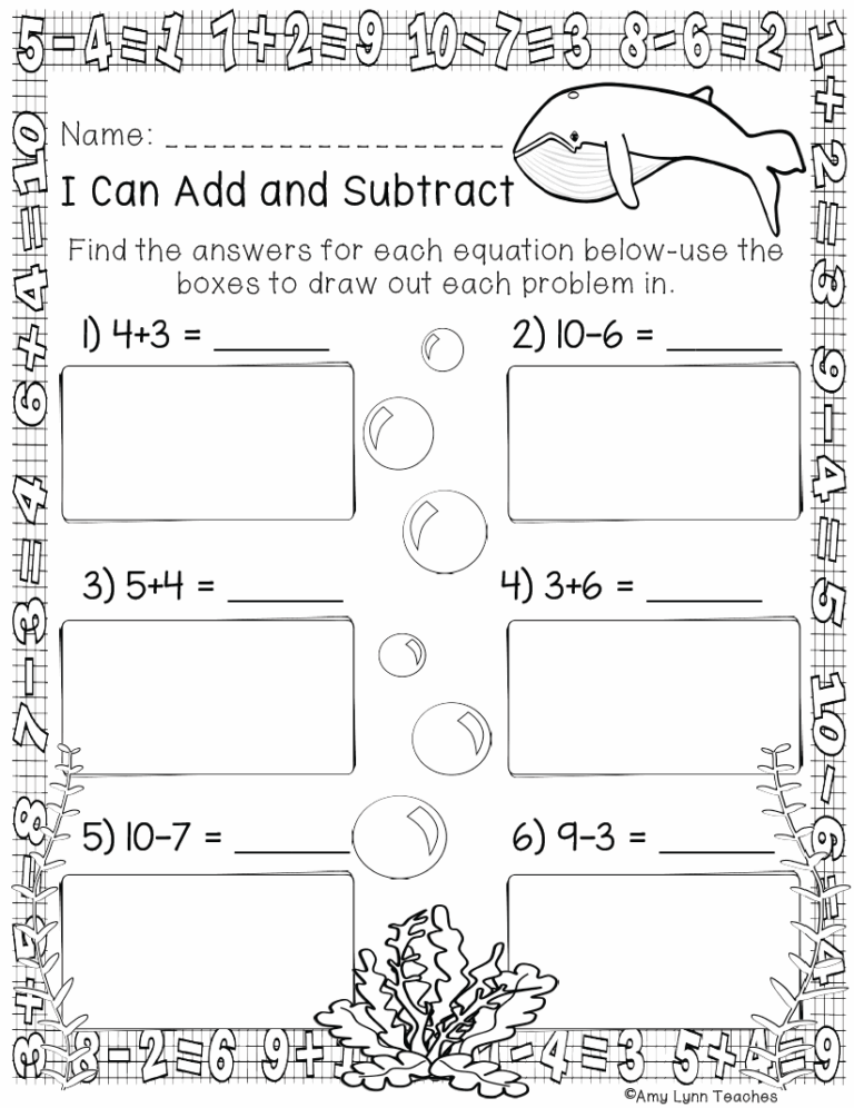 Kindergarten Ocean Themed Worksheets 100 Standards Aligned Printables Made By Teachers