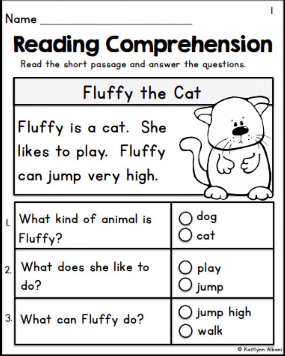 Kindergarten Reading Comprehension Online Exercise For Live Worksheets Library
