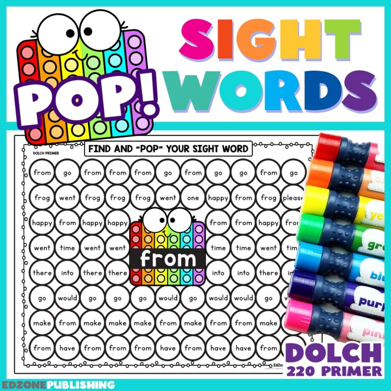 Kindergarten Sight Word Printables Kindergarten Mom