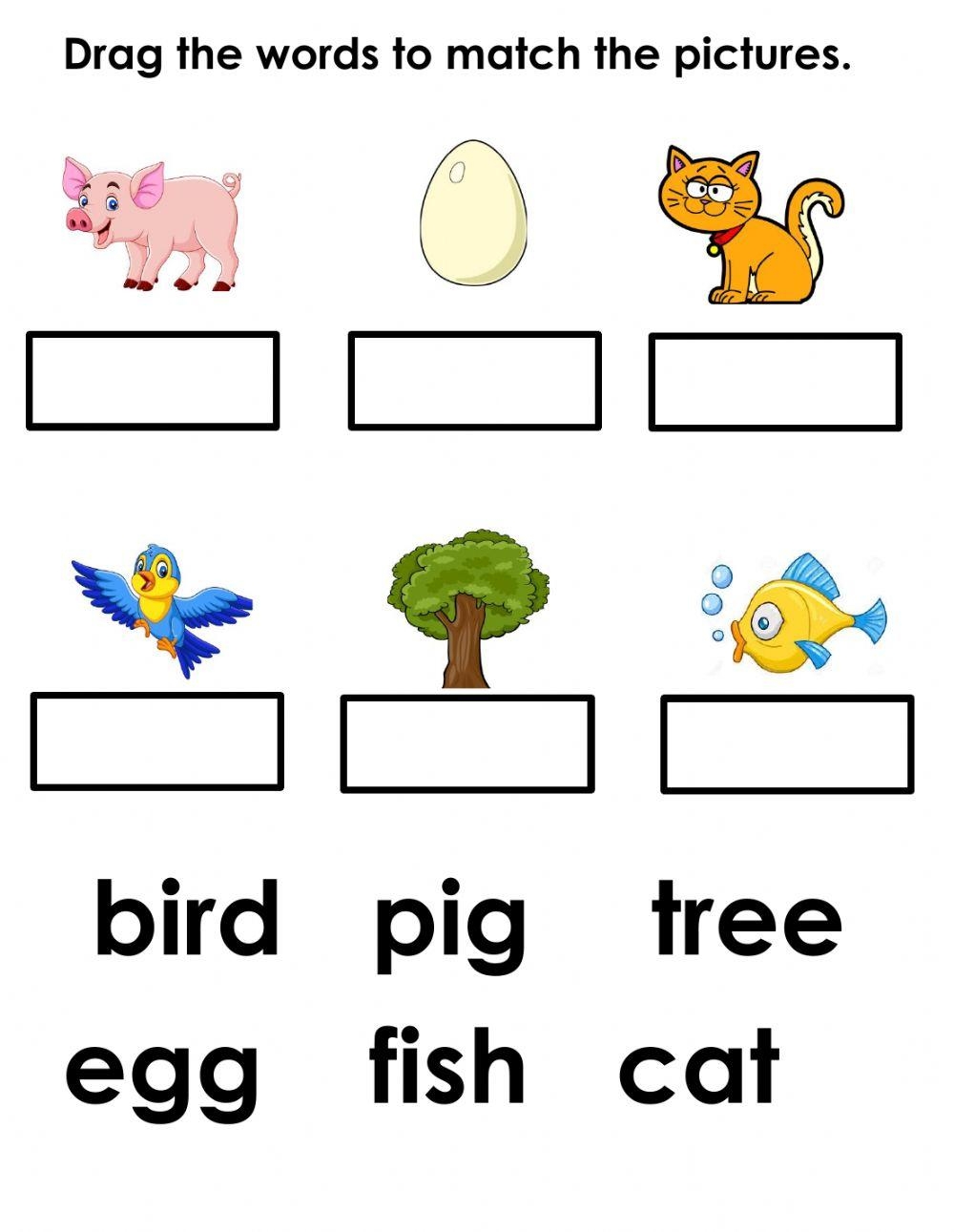Spelling Worksheets Kindergarten Printable
