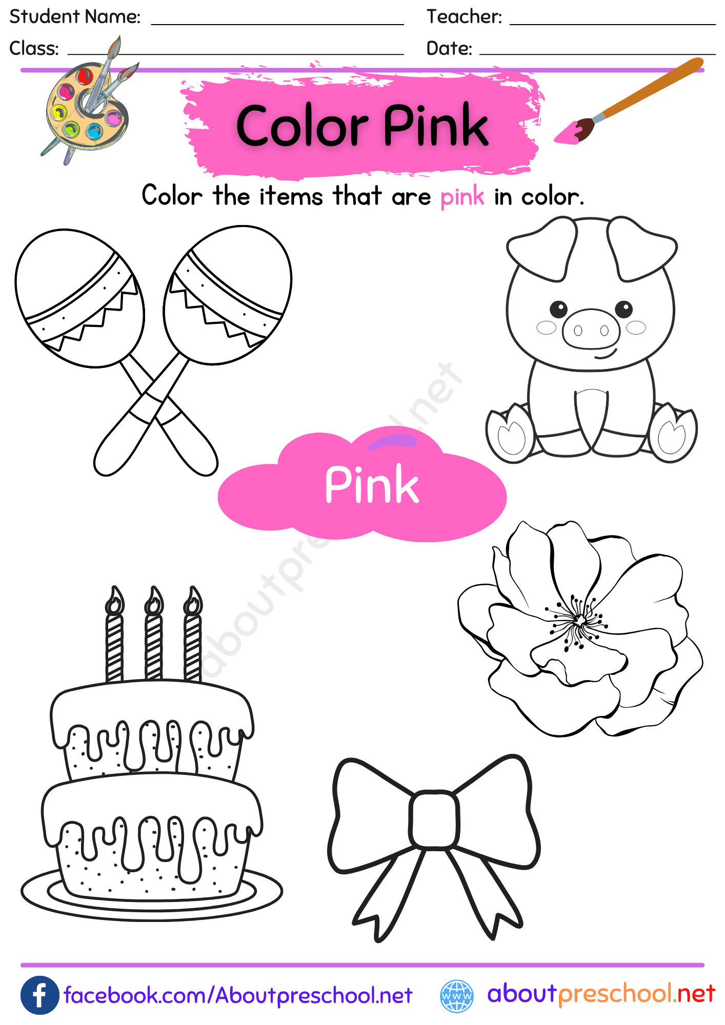 Kindergarten Worksheets Free Archives Page 2 Of 10 About Preschool