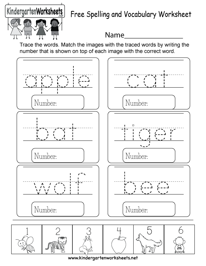 Kindergarten WSheets X Kids Can Develop Their Language Skills 