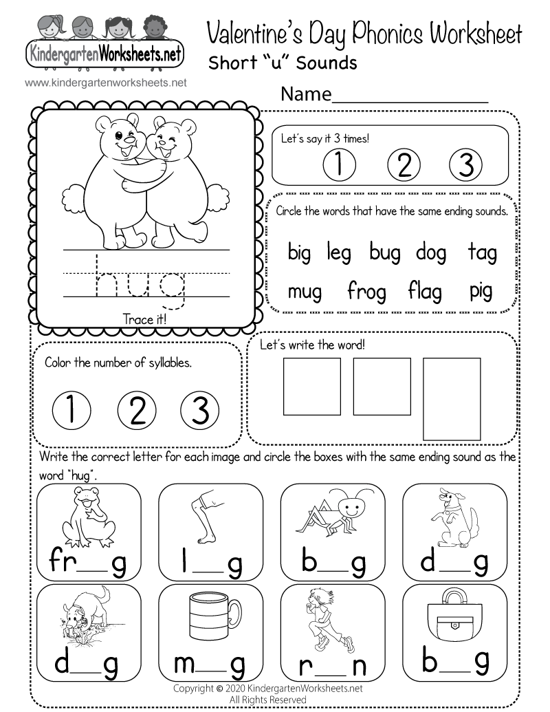 Kindergarten WSheets X We Recently Added This Free Phonics 