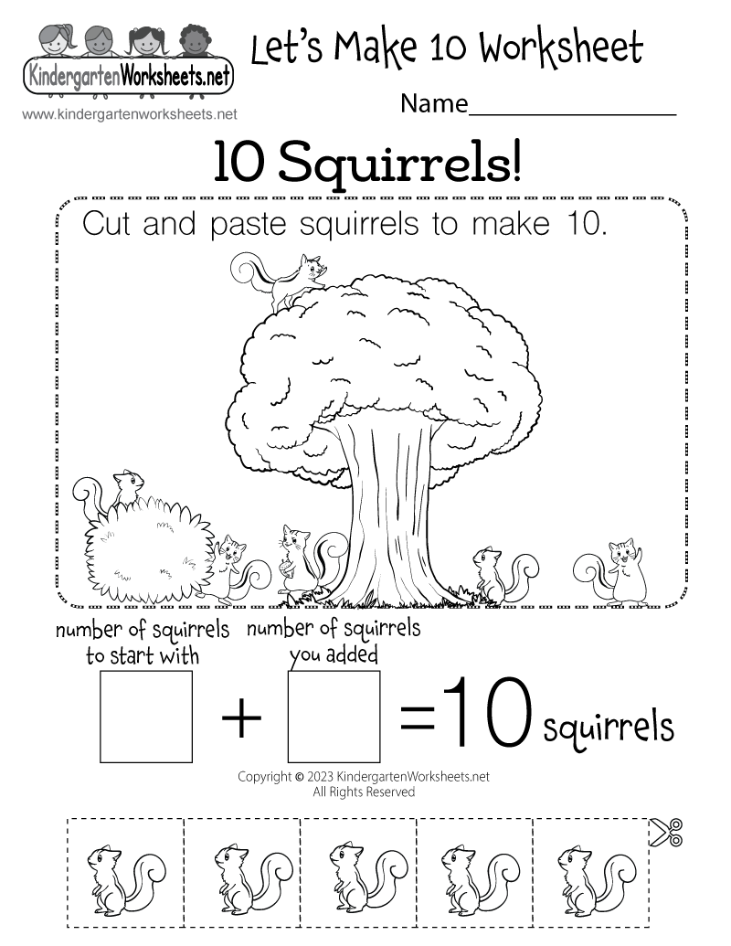 Let s Make 10 Worksheet Free Printable Digital U0026 PDF