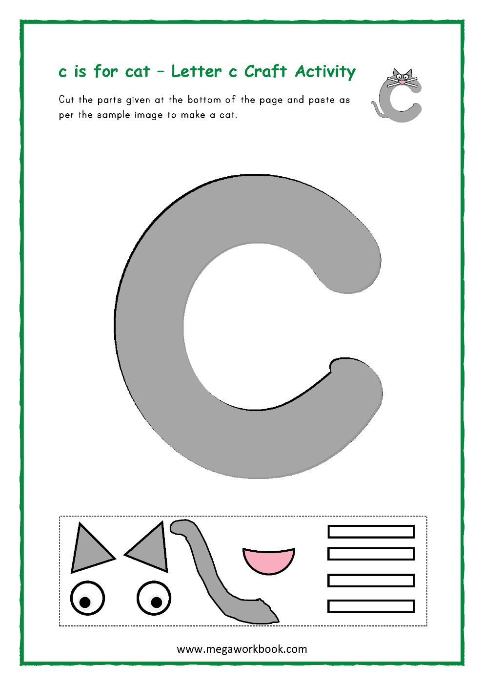 Letter C Activities Letter C Worksheets Letter C Activities For Preschoolers Letter C Printables MegaWorkbook Letter C Activities Letter C Worksheets Letter C Activities For Preschoolers Letter C Printables MegaWorkbook
