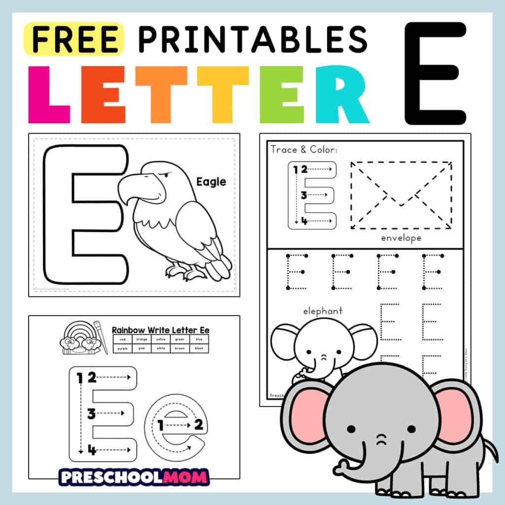Kindergarten Letters Worksheets Free