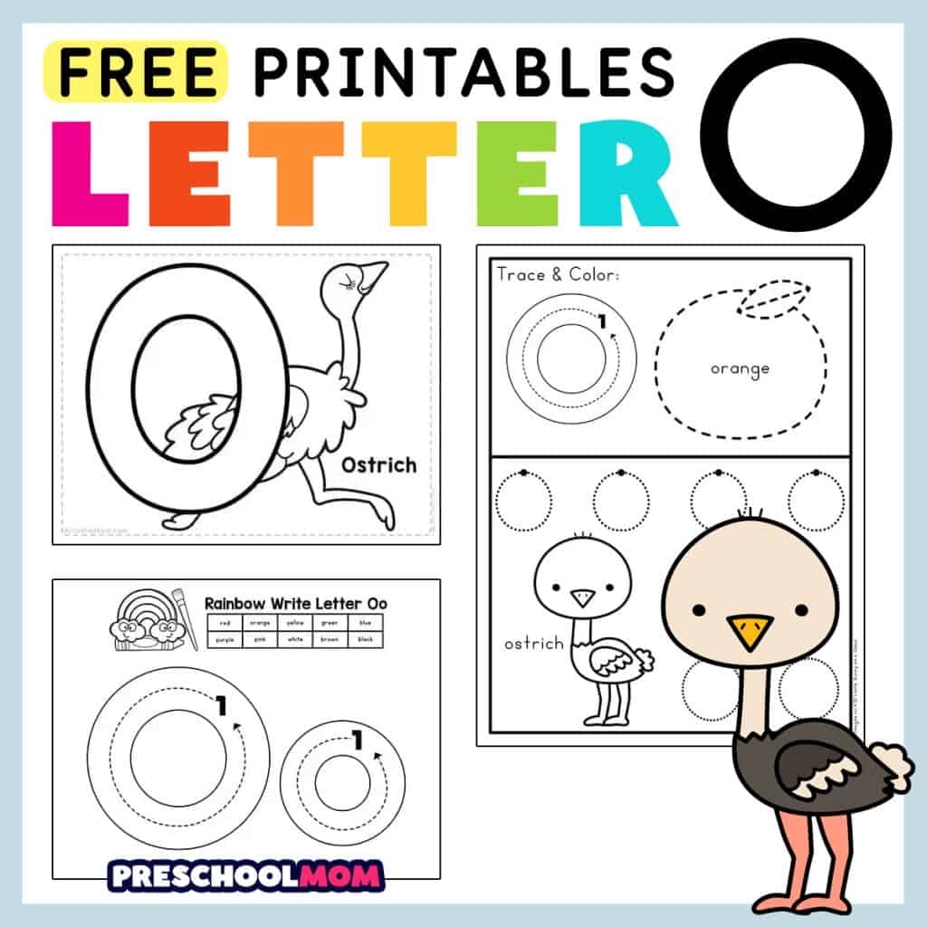 Free Kindergarten O Worksheets Free Kindergarten O Worksheets