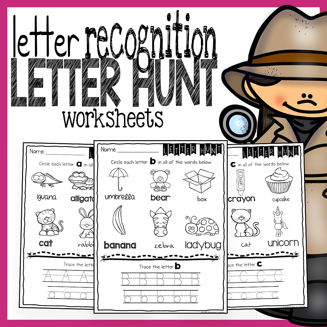 Letter Recognition Worksheets No Prep Printables The Super Teacher