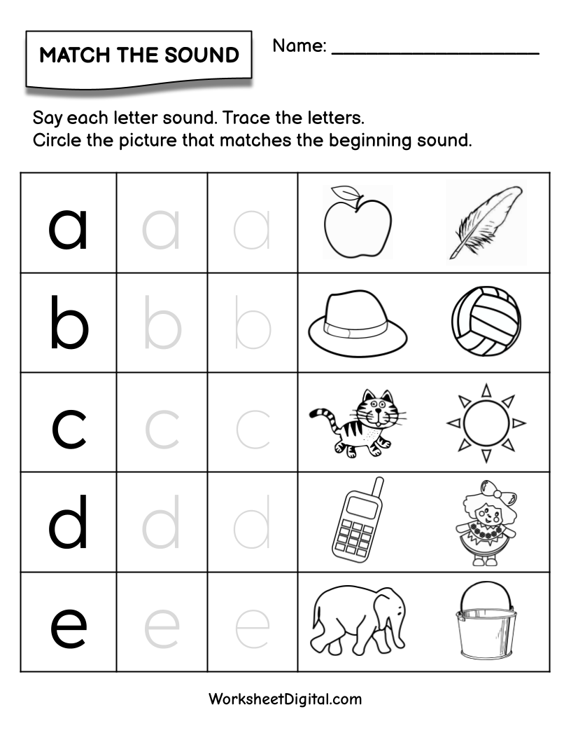 Letter Sound A E Worksheet Digital 1 Teacher Made Resources