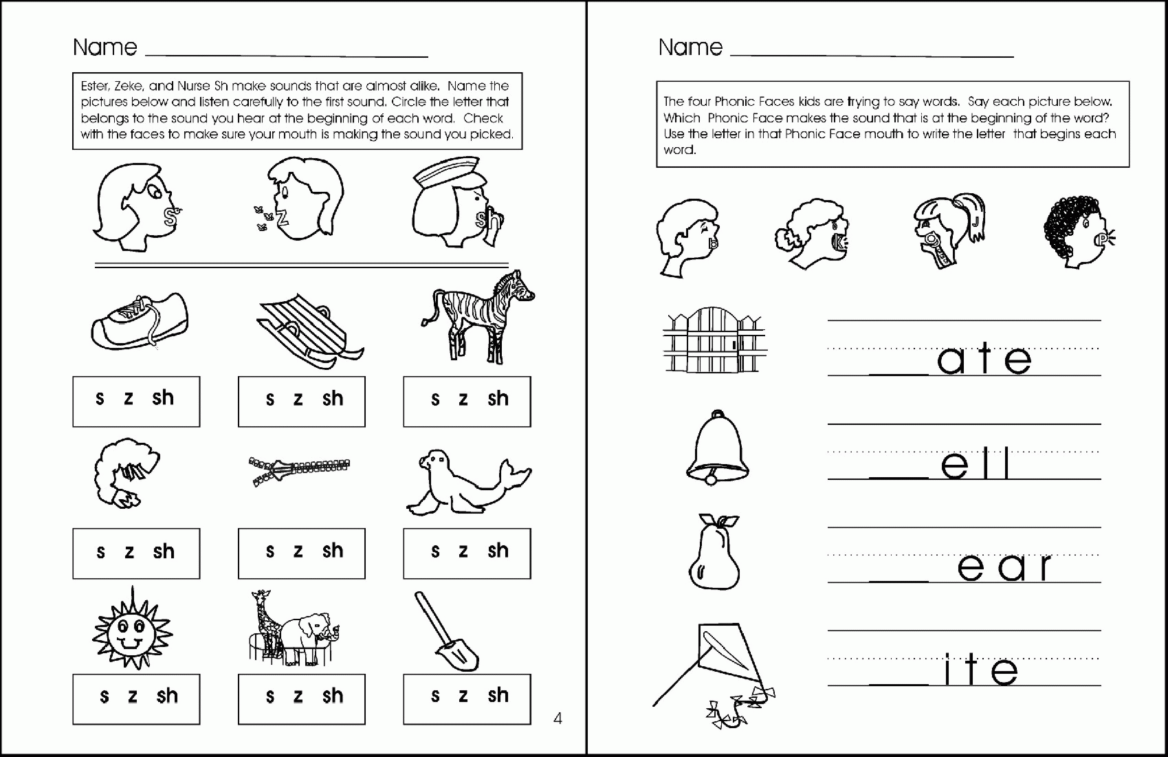 Free Phonemic Awareness Worksheets For Kindergarten
