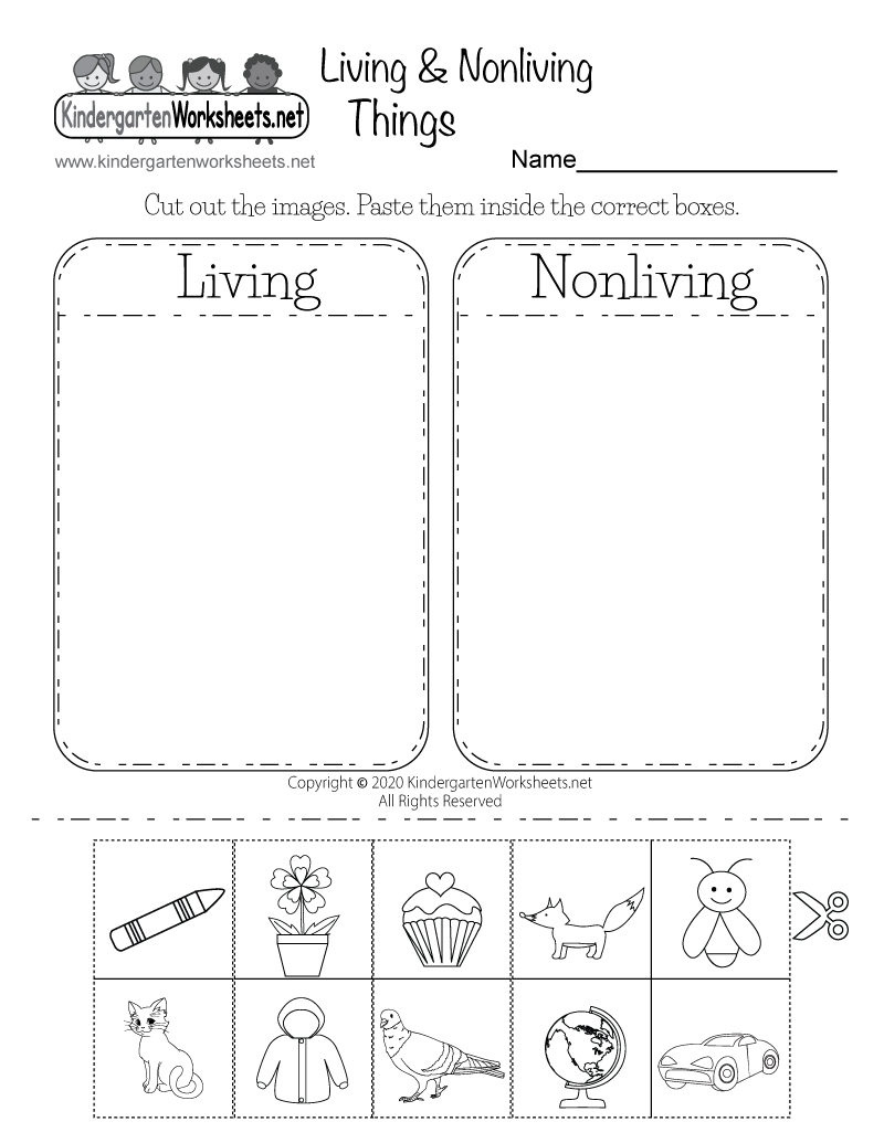 Living And Nonliving Things Worksheet Free Printable Digital U0026 PDF Living And Nonliving Things Worksheet Free Printable Digital U0026 PDF