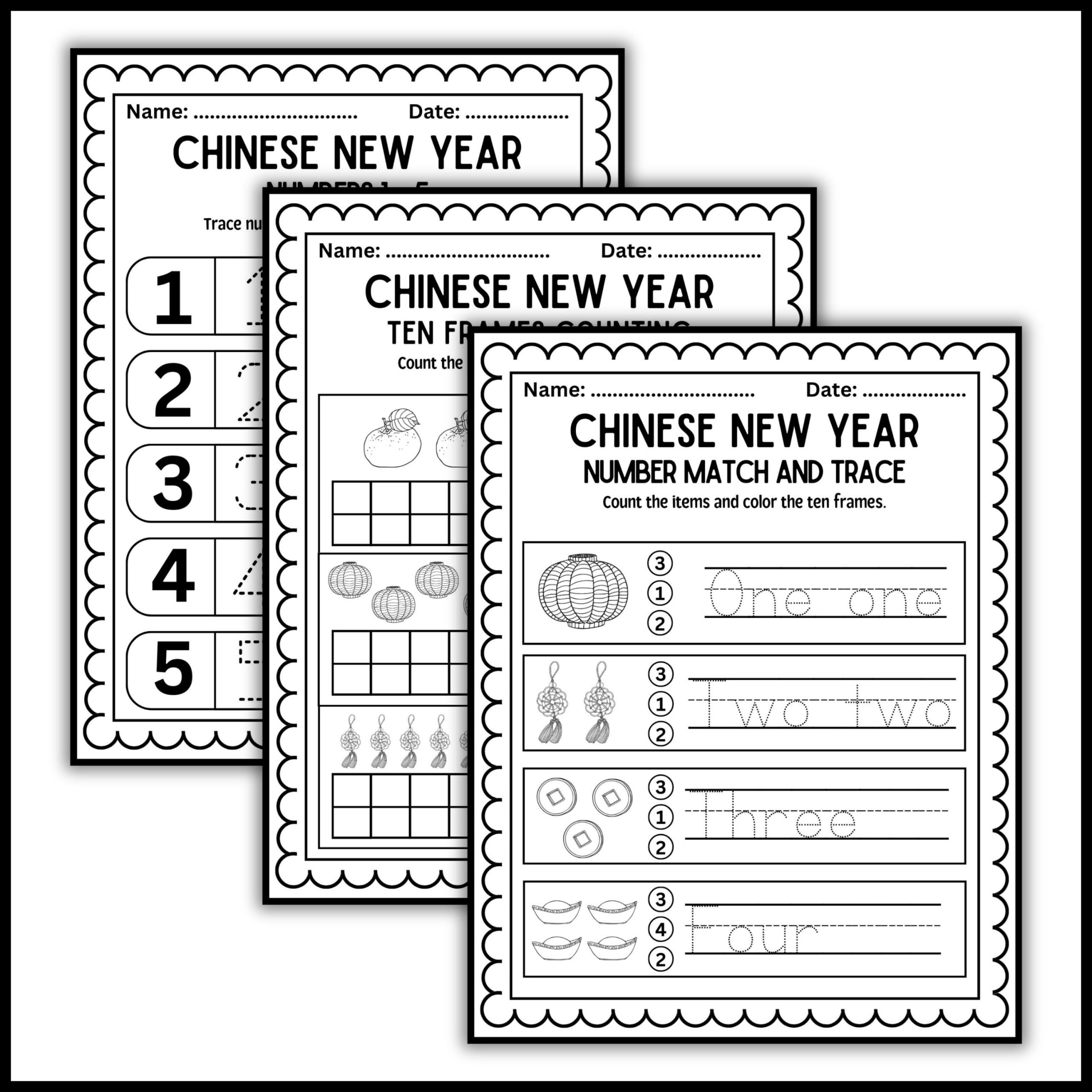 Lunar New Year Math Activities Chinese New Year 2024 Math Worksheets Made By Teachers