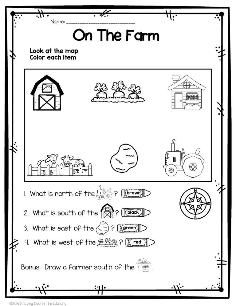 Map Skills Worksheets Library