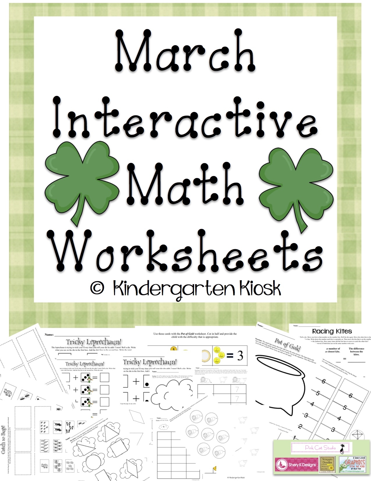 March Math Lessons Kindergarten Kiosk