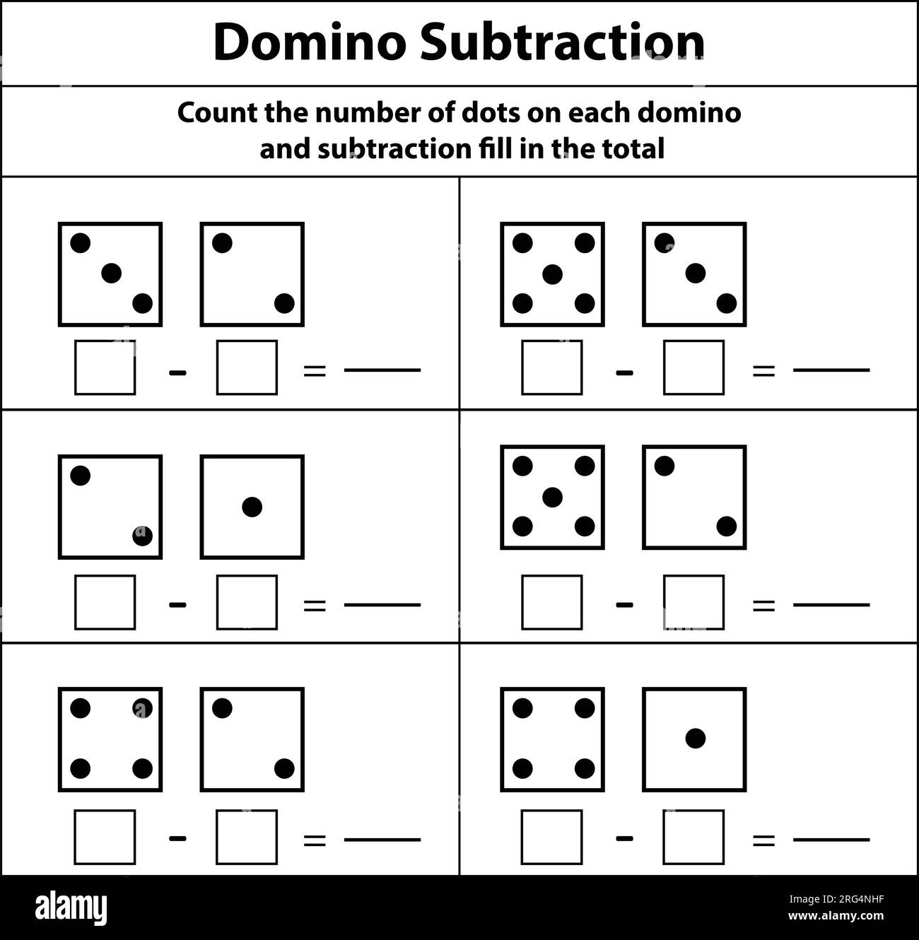 Domino Math Worksheets For Kindergarten