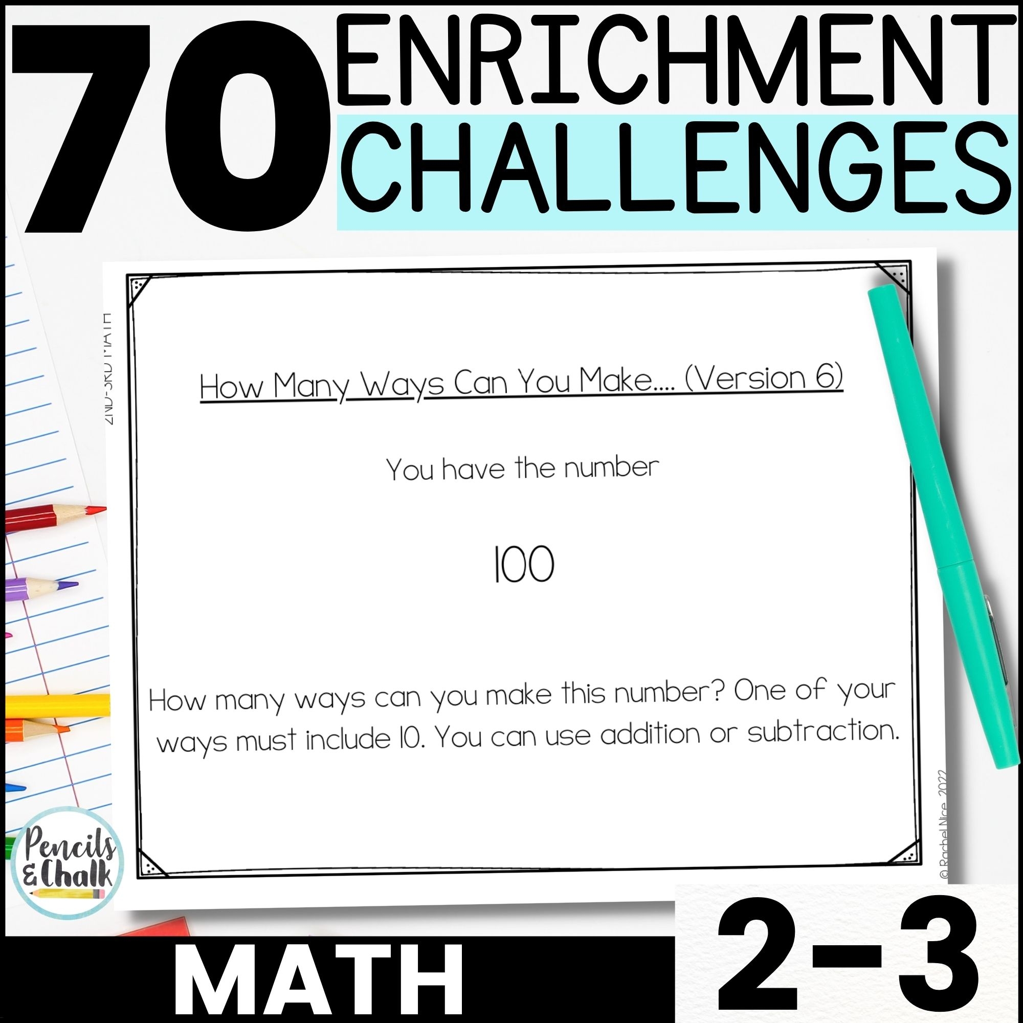Math Enrichment Activities For Early Finishers U0026 Gifted Students 