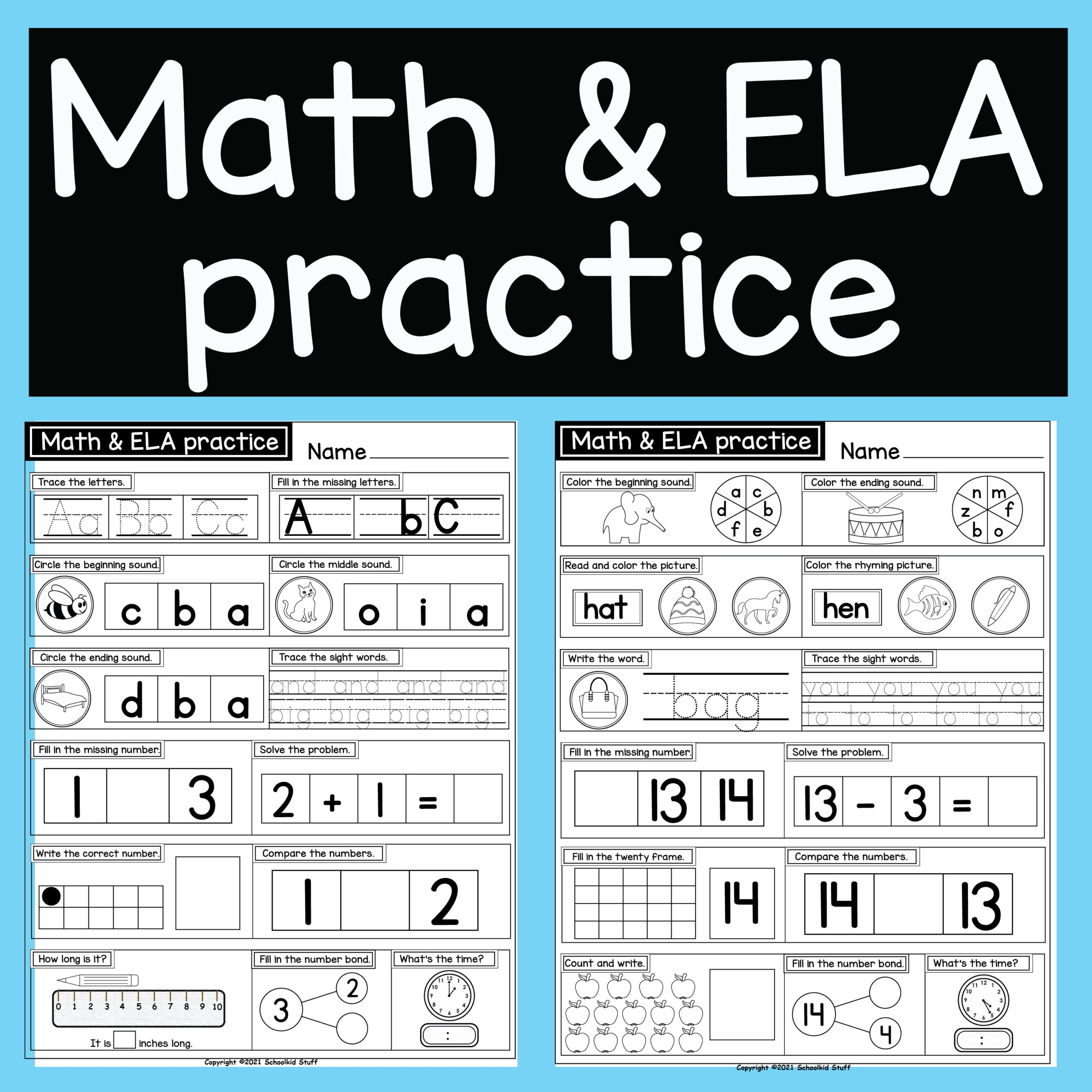 Math Test Worksheets For Kindergarten Math Test Worksheets For Kindergarten